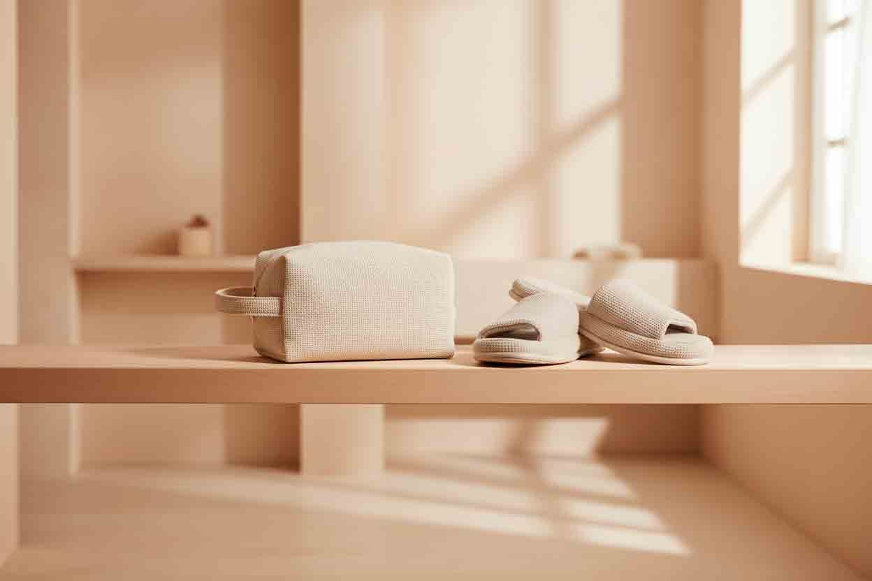 Ciabatte e Beauty Case